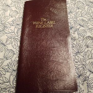 NEW - Wine Label Register to Record/Describe Wines
